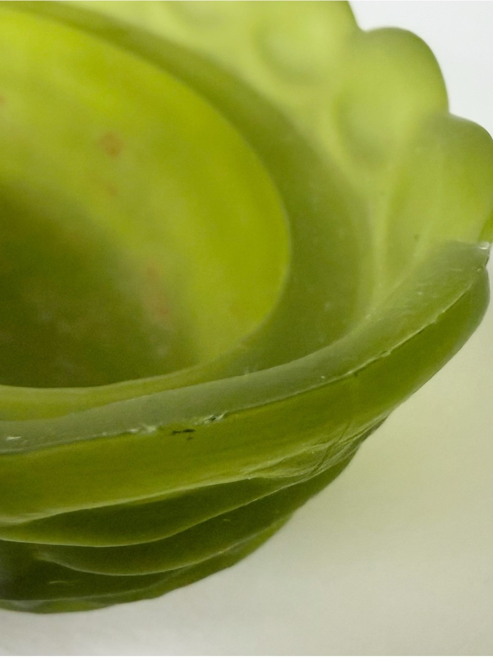 Vintage Westmoreland Green Satin Glass Hen On Nest Mini 3 1/2” - Picture 7 of 14